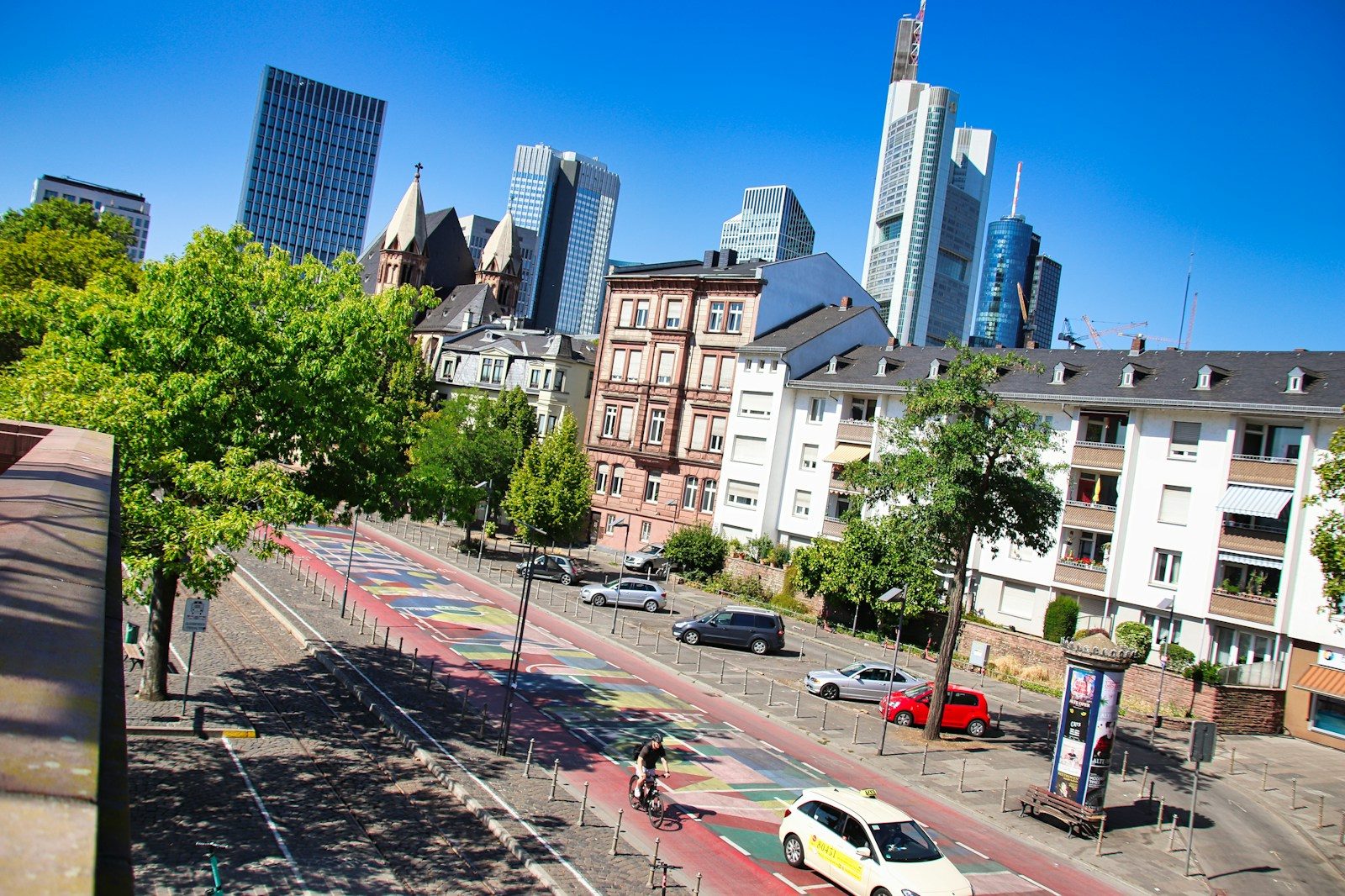 a view of a city from a high viewpoint